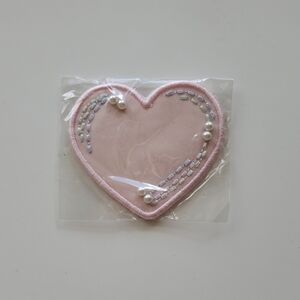Stoney Clover Lane Heart Patch with Pearls